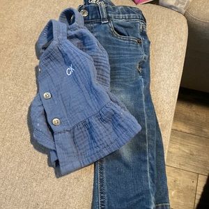 2T tank top 18 month jeans